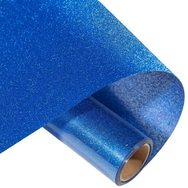 Glitter Heat Transfer Vinyl Color In Blue